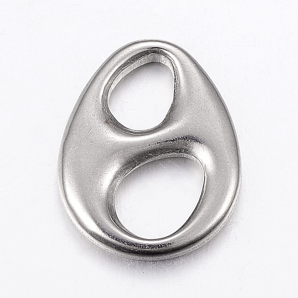 PandaHall 304 Stainless Steel Links connectors, Oval, Stainless Steel Color, 19x15x2.5mm, Hole: 6~8mm 304 Stainless Steel Oval
PandaHall 304 Stainless Steel Links connectors, Oval, Stainless Steel Color, 19x15x2.5mm, Hole: 6~8mm 304 Stainless Steel Oval