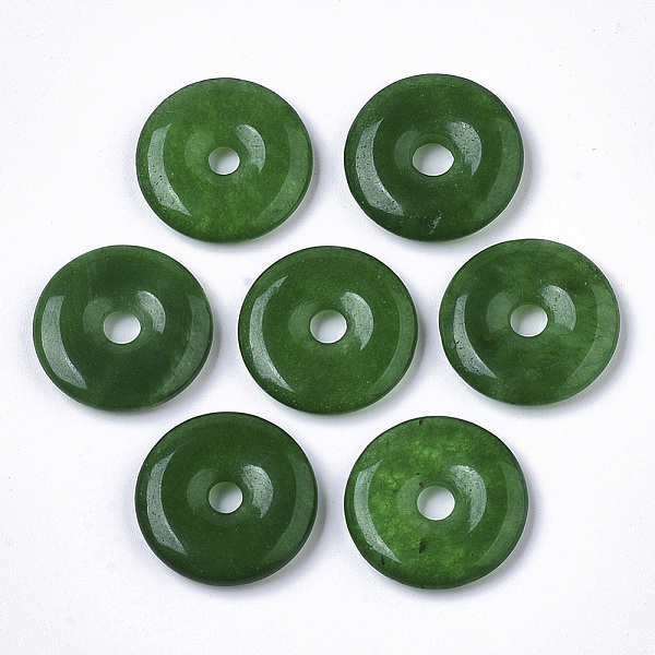 PandaHall 20Pcs Natural Malaysia Jade Pendants, Donut/Pi Disc Charms, Donut Width: 8mm, 20x4mm, Hole: 4mm Malaysia Jade Donut
PandaHall 20Pcs Natural Malaysia Jade Pendants, Donut/Pi Disc Charms, Donut Width: 8mm, 20x4mm, Hole: 4mm Malaysia Jade Donut