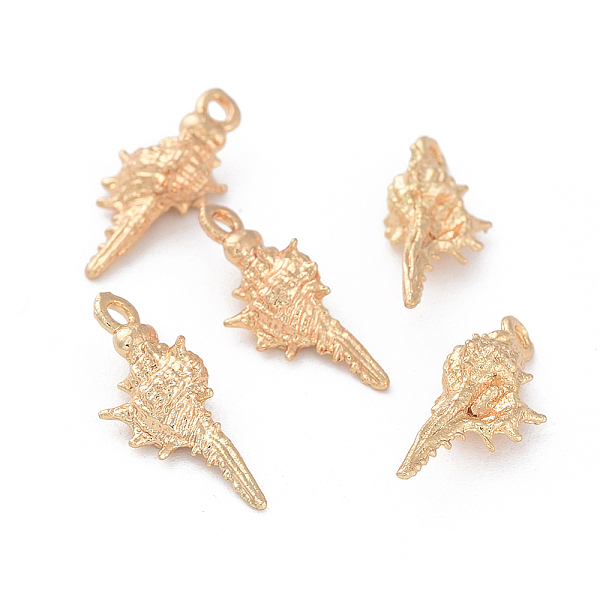PandaHall Brass Pendants, Real 18K Gold Plated, Spiral Shell, 16.5x6x5mm, Hole: 1mm Brass Others
PandaHall Brass Pendants, Real 18K Gold Plated, Spiral Shell, 16.5x6x5mm, Hole: 1mm Brass Others