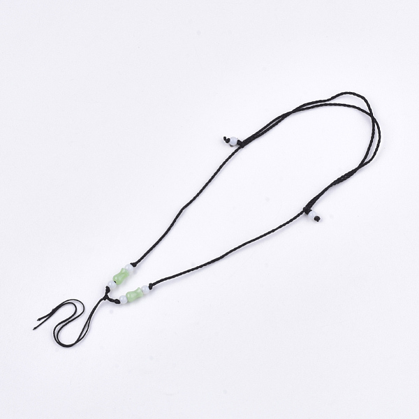 PandaHall Nylon Cord Necklace Making, with Glass Beads, Black, 11.8 inch~25.1 inch(30~64cm), 1.5mm Nylon Black
PandaHall Nylon Cord Necklace Making, with Glass Beads, Black, 11.8 inch~25.1 inch(30~64cm), 1.5mm Nylon Black