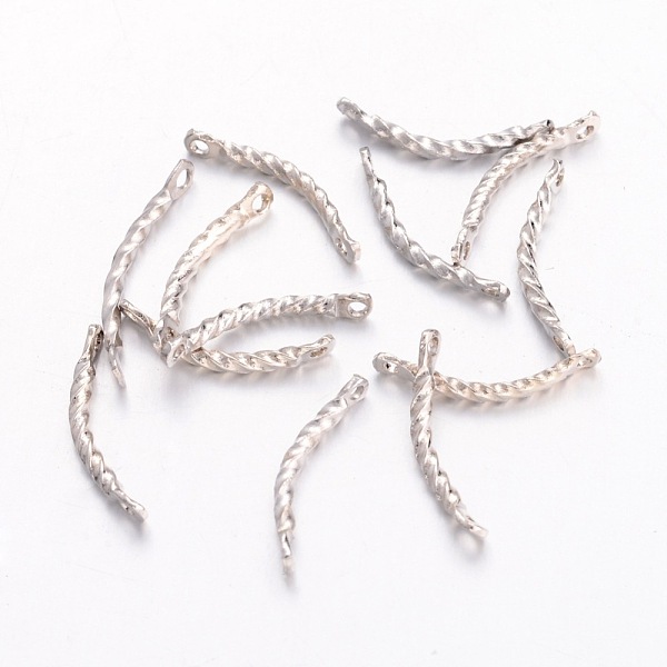 PandaHall Jewelry Findings, Brass Bar Link, Nickel Free, Twist, Platinum, 13x1.2mm, Hole: 0.8mm Brass Twist
PandaHall Jewelry Findings, Brass Bar Link, Nickel Free, Twist, Platinum, 13x1.2mm, Hole: 0.8mm Brass Twist