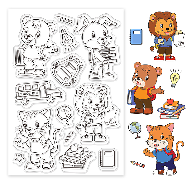 PandaHall PVC Plastic Stamps, for DIY Scrapbooking, Photo Album Decorative, Cards Making, Stamp Sheets, Animal Pattern, 16x11x0.3cm Plastic...
PandaHall PVC Plastic Stamps, for DIY Scrapbooking, Photo Album Decorative, Cards Making, Stamp Sheets, Animal Pattern, 16x11x0.3cm Plastic...
