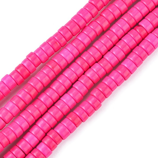 PandaHall Synthetic Turquoise Beads Strands, Heishi Beads, Dyed, Flat Round/Disc, Deep Pink, 4x2mm, Hole: 1mm, about 170pcs/strand, 16 inch...
PandaHall Synthetic Turquoise Beads Strands, Heishi Beads, Dyed, Flat Round/Disc, Deep Pink, 4x2mm, Hole: 1mm, about 170pcs/strand, 16 inch...