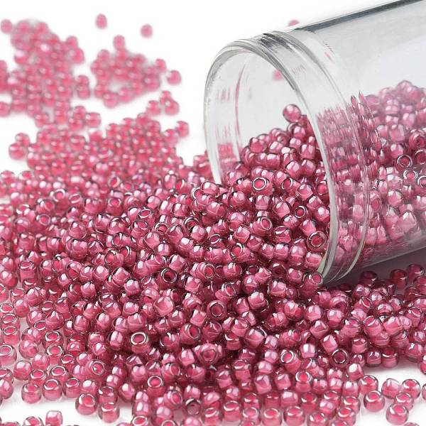 PandaHall TOHO Round Seed Beads, Japanese Seed Beads, (959) Inside Color Light Amethyst/Pink Lined, 11/0, 2.2mm, Hole: 0.8mm, about...
PandaHall TOHO Round Seed Beads, Japanese Seed Beads, (959) Inside Color Light Amethyst/Pink Lined, 11/0, 2.2mm, Hole: 0.8mm, about...