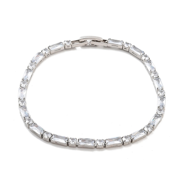PandaHall Brass Pave Clear Cubic Zirconia Rectangle & Flat Round Link Bracelets, Nickle Free, Long-Lasting Plated, Platinum, 7-1/4 inch...
PandaHall Brass Pave Clear Cubic Zirconia Rectangle & Flat Round Link Bracelets, Nickle Free, Long-Lasting Plated, Platinum, 7-1/4 inch...