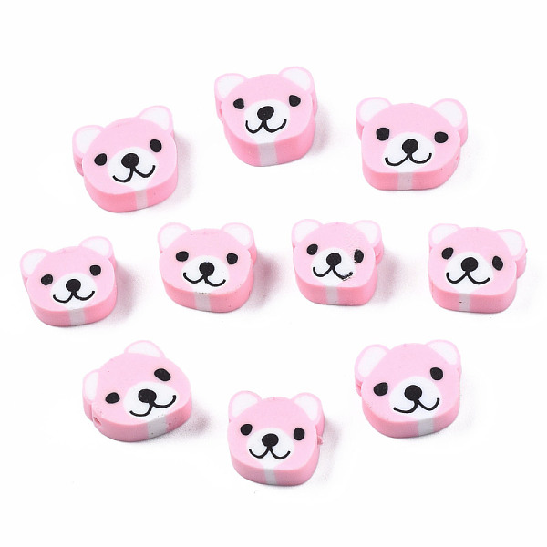 PandaHall Handmade Polymer Clay Beads, Bear, Pearl Pink, 8~11x9~11x4mm, Hole: 1.5mm Polymer Clay Bear
PandaHall Handmade Polymer Clay Beads, Bear, Pearl Pink, 8~11x9~11x4mm, Hole: 1.5mm Polymer Clay Bear