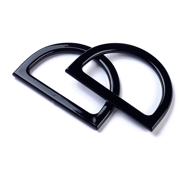 PandaHall Plastic D Shape Purse Handle, for Bag Handles Replacement Accessories, Black, 120x85x8mm, Inner: 95x61mm Plastic Black
PandaHall Plastic D Shape Purse Handle, for Bag Handles Replacement Accessories, Black, 120x85x8mm, Inner: 95x61mm Plastic Black
