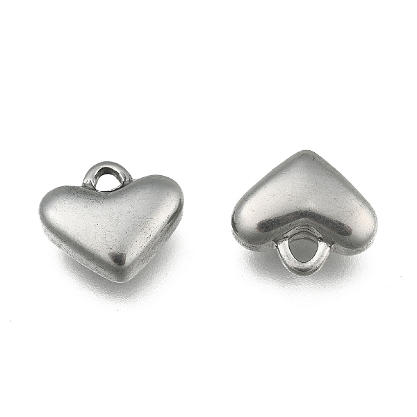 PandaHall 201 Stainless Steel Pendants, Puffed Heart Charms, Stainless Steel Color, 12x11x5mm, Hole: 2mm 201 Stainless Steel Heart
PandaHall 201 Stainless Steel Pendants, Puffed Heart Charms, Stainless Steel Color, 12x11x5mm, Hole: 2mm 201 Stainless Steel Heart