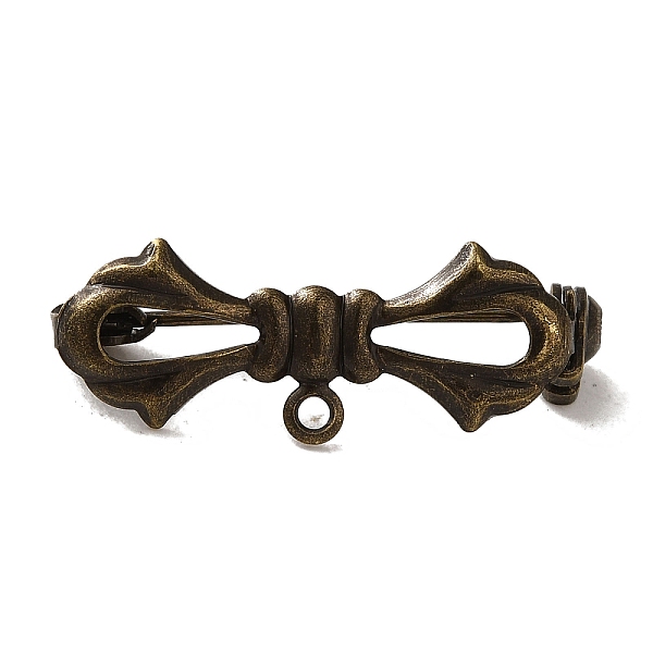 PandaHall Brass Brooches Findings, Cadmium Free & Lead Free, Bowknot, Antique Bronze, 10x28x1mm Brass Bowknot
PandaHall Brass Brooches Findings, Cadmium Free & Lead Free, Bowknot, Antique Bronze, 10x28x1mm Brass Bowknot