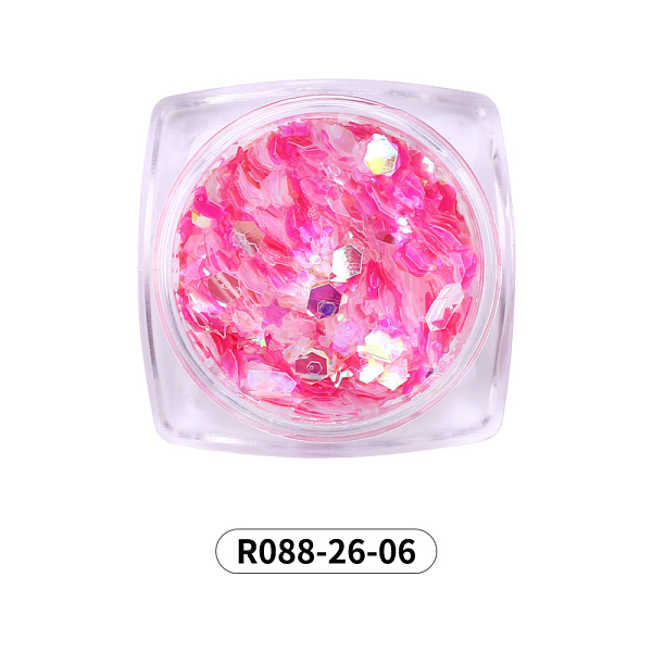 PandaHall Shining Nail Art Decoration Accessories, with Glitter Powder and Sequins, DIY Sparkly Paillette Tips Nail, Mixed Shapes, Deep Pink...
PandaHall Shining Nail Art Decoration Accessories, with Glitter Powder and Sequins, DIY Sparkly Paillette Tips Nail, Mixed Shapes, Deep Pink...