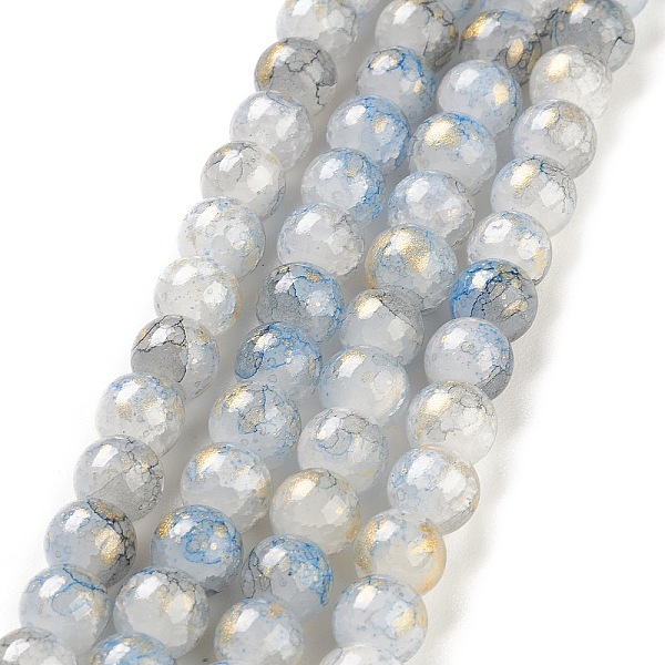 PandaHall Baking Painted Crackle Glass Bead Strands, with Gold Powder, Round, Steel Blue, 10mm, Hole: 1.4mm, about 80pcs/strand, 30.87 inch...
PandaHall Baking Painted Crackle Glass Bead Strands, with Gold Powder, Round, Steel Blue, 10mm, Hole: 1.4mm, about 80pcs/strand, 30.87 inch...