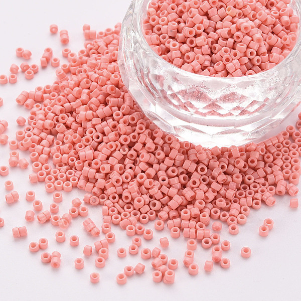 PandaHall Glass Cylinder Beads, Seed Beads, Baking Paint, Round Hole, Light Coral, 1.5~2x1~2mm, Hole: 0.8mm, about 45000pcs/bag, about...
PandaHall Glass Cylinder Beads, Seed Beads, Baking Paint, Round Hole, Light Coral, 1.5~2x1~2mm, Hole: 0.8mm, about 45000pcs/bag, about...