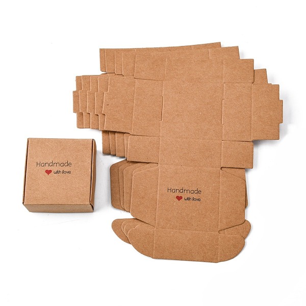 PandaHall Kraft Paper Gift Box, Wedding Decoration, Folding Boxes, BurlyWood, 18.5x16x0.05cm, Finished Product: 5.5x5.5x2.5cm Paper Square..., Orange
PandaHall Kraft Paper Gift Box, Wedding Decoration, Folding Boxes, BurlyWood, 18.5x16x0.05cm, Finished Product: 5.5x5.5x2.5cm Paper Square..., Orange