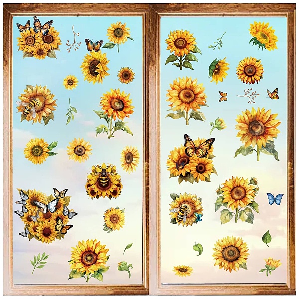 PandaHall CRASPIRE 8 Sheets Sunflower Window Stickers Flower Leaves Plant Wall Decals Spring PVC Waterproof Self Adhesive Clings Removable...
PandaHall CRASPIRE 8 Sheets Sunflower Window Stickers Flower Leaves Plant Wall Decals Spring PVC Waterproof Self Adhesive Clings Removable...
