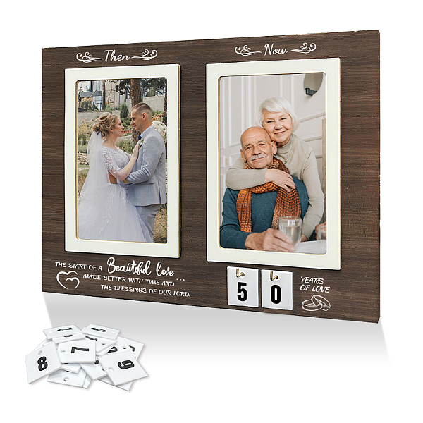 PandaHall Anniversary Rectangle Wood Photo Frames, with Acrylic Windows and Hemp Rope, Word, 220x300mm Wood Word
PandaHall Anniversary Rectangle Wood Photo Frames, with Acrylic Windows and Hemp Rope, Word, 220x300mm Wood Word