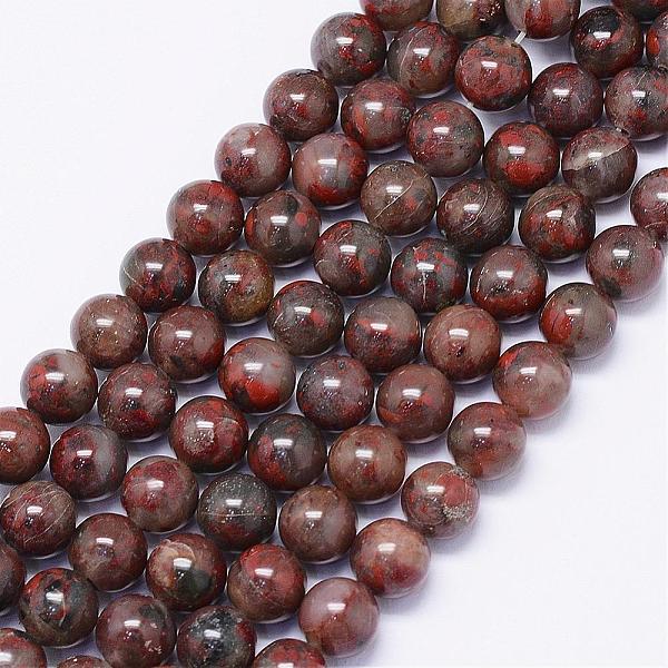 PandaHall Natural Brecciated Jasper Beads Strands, Round, 8mm, Hole: 1mm, about 48pcs/strand, 15.74 inch Brecciated Jasper Round Red
PandaHall Natural Brecciated Jasper Beads Strands, Round, 8mm, Hole: 1mm, about 48pcs/strand, 15.74 inch Brecciated Jasper Round Red