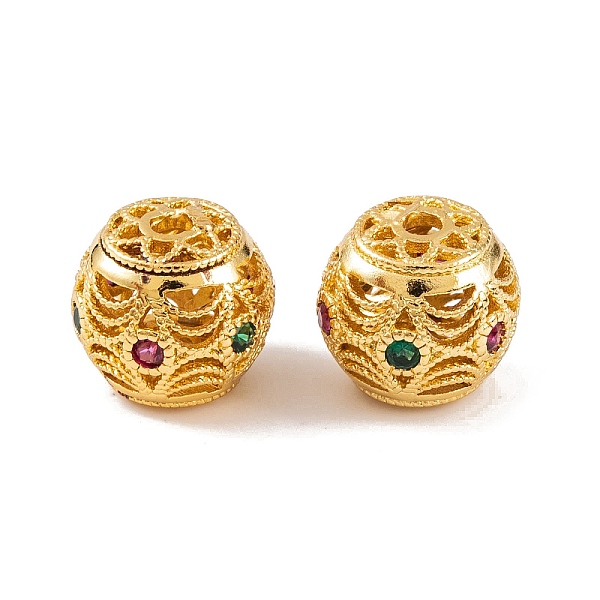 PandaHall Rack Plating Brass & Cubic Zirconia Beads, Large Hole Beads, Long-Lasting Plated, Lead Free & Cadmium Free, Round, Real 18K Gold..., Multicolor
PandaHall Rack Plating Brass & Cubic Zirconia Beads, Large Hole Beads, Long-Lasting Plated, Lead Free & Cadmium Free, Round, Real 18K Gold..., Multicolor