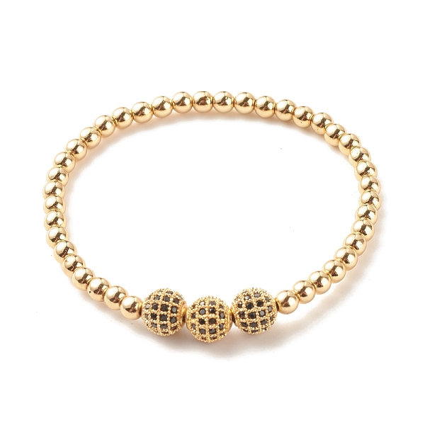 PandaHall Synthetic Hematite Round Beaded Stretch Bracelet with Cubic Zirconia, Gemstone Jewelry for Women, Golden, Inner Diameter: 2-1/4...
PandaHall Synthetic Hematite Round Beaded Stretch Bracelet with Cubic Zirconia, Gemstone Jewelry for Women, Golden, Inner Diameter: 2-1/4...