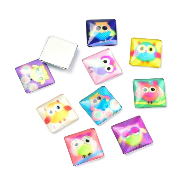 PandaHall (Defective Closeout Sale)Printed Glass Cabochons, Square with Oval Pattern, Mixed Color, 24.5x24.5x6mm Glass Square Multicolor
PandaHall (Defective Closeout Sale)Printed Glass Cabochons, Square with Oval Pattern, Mixed Color, 24.5x24.5x6mm Glass Square Multicolor