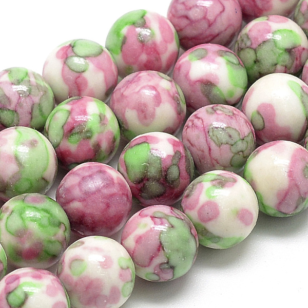 PandaHall Synthetic Ocean White Jade Beads Strands, Dyed, Round, Flamingo, 12mm, Hole: 1.5mm, about 33pcs/strand, 16.3 inch Ocean White Jade..., Pink
PandaHall Synthetic Ocean White Jade Beads Strands, Dyed, Round, Flamingo, 12mm, Hole: 1.5mm, about 33pcs/strand, 16.3 inch Ocean White Jade..., Pink