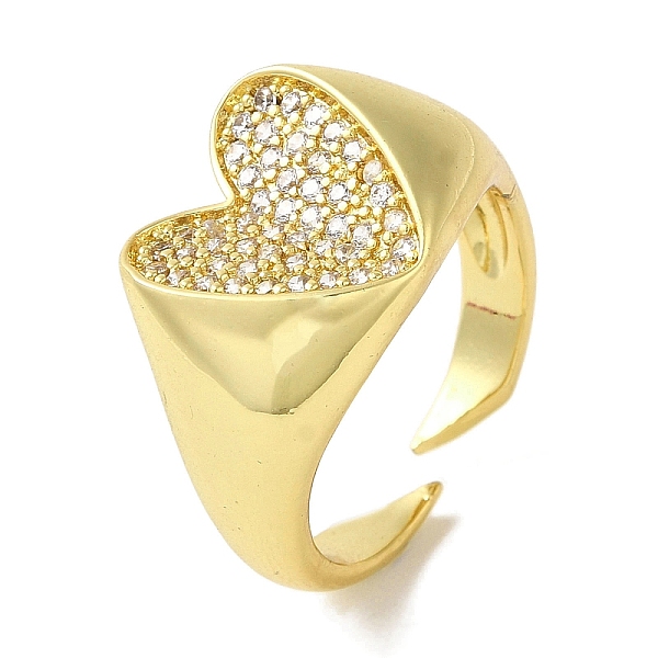 PandaHall Rack Plating Brass Micro Pave Cubic Zirconia Cuff Rings, Long-Lasting Plated, Lead Free & Cadmium Free, Heart, Real 18K Gold...
PandaHall Rack Plating Brass Micro Pave Cubic Zirconia Cuff Rings, Long-Lasting Plated, Lead Free & Cadmium Free, Heart, Real 18K Gold...
