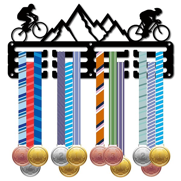 PandaHall Sports Theme Iron Medal Hanger Holder Display Wall Rack, 3-Line, with Screws, Mountain Cycling, Sports, 130x290mm, Hole: 5mm Iron..., Black
PandaHall Sports Theme Iron Medal Hanger Holder Display Wall Rack, 3-Line, with Screws, Mountain Cycling, Sports, 130x290mm, Hole: 5mm Iron..., Black