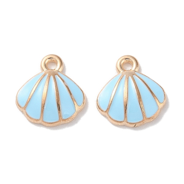 PandaHall Alloy Enamel Pendants, Shell Shape, Light Steel Blue, 11x10x2.5mm, Hole: 1.2mm Alloy Shell Shape
PandaHall Alloy Enamel Pendants, Shell Shape, Light Steel Blue, 11x10x2.5mm, Hole: 1.2mm Alloy Shell Shape