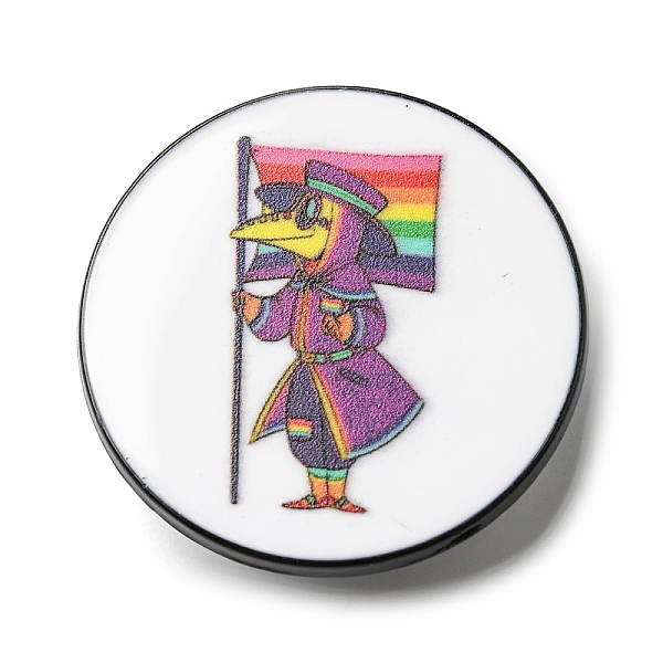 PandaHall Alloy Brooch, Plague Doctor & Rainbow Flag Pin, Colorful, 30x2mm Alloy Bird White
PandaHall Alloy Brooch, Plague Doctor & Rainbow Flag Pin, Colorful, 30x2mm Alloy Bird White