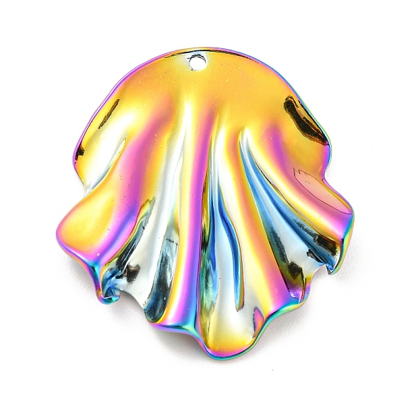PandaHall 304 Stainless Steel Pendants, Shell Charm, Rainbow Color, 32x29x4.5mm, Hole: 1.4mm 304 Stainless Steel Shell Shape
PandaHall 304 Stainless Steel Pendants, Shell Charm, Rainbow Color, 32x29x4.5mm, Hole: 1.4mm 304 Stainless Steel Shell Shape