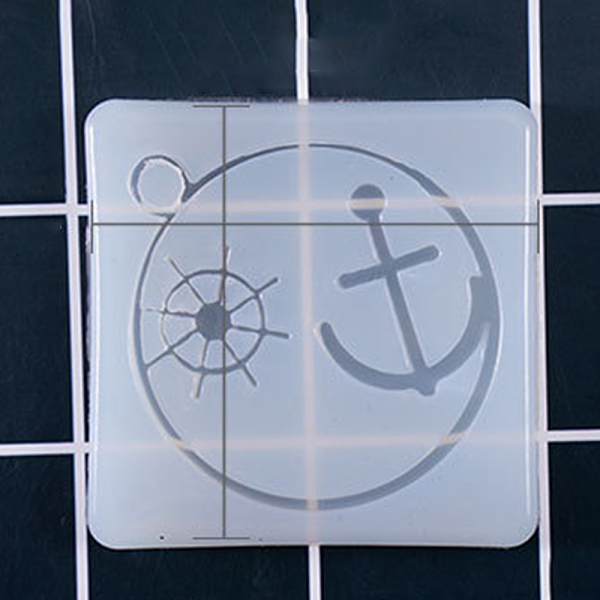 PandaHall Pendant Silicone Molds, Resin Casting Molds, For UV Resin, Epoxy Resin Jewelry Making, Anchor with Helm, White, 58x58x6mm, Hole...
PandaHall Pendant Silicone Molds, Resin Casting Molds, For UV Resin, Epoxy Resin Jewelry Making, Anchor with Helm, White, 58x58x6mm, Hole...
