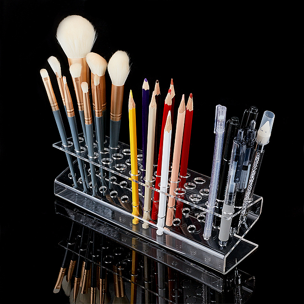 PandaHall 36-Hole Transparent Acrylic Pen & Pencil Display Stands, Pen Organizer Holder, Rectangle, Clear, 24x6.6x6.4cm Acrylic Rectangle...
PandaHall 36-Hole Transparent Acrylic Pen & Pencil Display Stands, Pen Organizer Holder, Rectangle, Clear, 24x6.6x6.4cm Acrylic Rectangle...