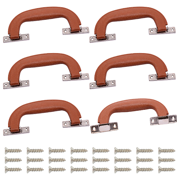 PandaHall Plastic & Iron Handle, Jewelry Box Accessories, Sienna, 63x155x15.5mm, Hole: 3mm, Screws: 14x5mm, Pin: 3mm Iron Brown
PandaHall Plastic & Iron Handle, Jewelry Box Accessories, Sienna, 63x155x15.5mm, Hole: 3mm, Screws: 14x5mm, Pin: 3mm Iron Brown