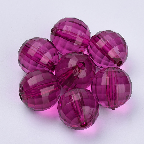 PandaHall Transparent Acrylic Beads, Faceted, Round, Medium Violet Red, 8x8mm, Hole: 1.5mm, about 1770pcs/500g Acrylic Round Red
PandaHall Transparent Acrylic Beads, Faceted, Round, Medium Violet Red, 8x8mm, Hole: 1.5mm, about 1770pcs/500g Acrylic Round Red