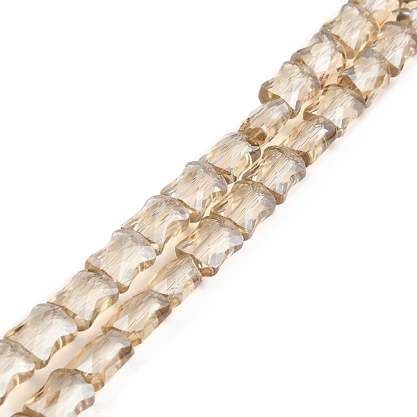 PandaHall AB Color Plated Transparent Glass Beads Strands, Faceted Bamboo Stick, Tan, 10.5~11x8x5mm, Hole: 1mm, about 59~60pcs/strand..., Orange
PandaHall AB Color Plated Transparent Glass Beads Strands, Faceted Bamboo Stick, Tan, 10.5~11x8x5mm, Hole: 1mm, about 59~60pcs/strand..., Orange