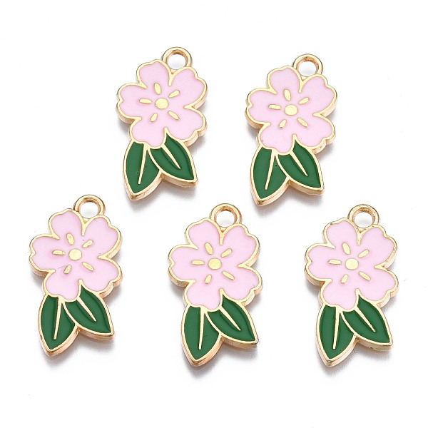 PandaHall Alloy Enamel Pendants, Cadmium Free & Lead Free, Light Gold, Flower, Pink, 24.5x14.5x1.5mm, Hole: 2mm Alloy+Enamel Flower Pink
PandaHall Alloy Enamel Pendants, Cadmium Free & Lead Free, Light Gold, Flower, Pink, 24.5x14.5x1.5mm, Hole: 2mm Alloy+Enamel Flower Pink