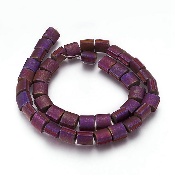 PandaHall Electroplated Non-magnetic Synthetic Hematite Beads Strands, Frosted, Cuboid, Purple Plated, 10x10x7mm, Hole: 2mm, about...
PandaHall Electroplated Non-magnetic Synthetic Hematite Beads Strands, Frosted, Cuboid, Purple Plated, 10x10x7mm, Hole: 2mm, about...