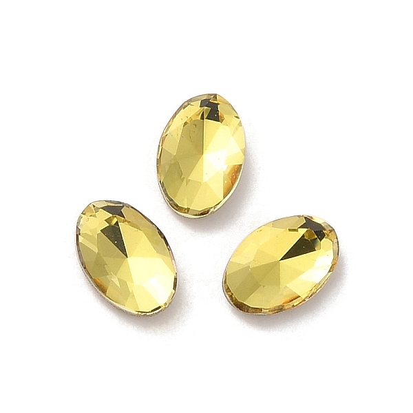 PandaHall Glass Rhinestone Cabochons, Point Back & Back Plated, Faceted, Oval, Citrine, 6x4x2mm Glass Rhinestone Oval Orange
PandaHall Glass Rhinestone Cabochons, Point Back & Back Plated, Faceted, Oval, Citrine, 6x4x2mm Glass Rhinestone Oval Orange