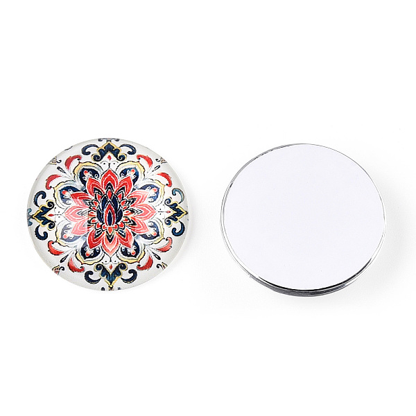 PandaHall Glass Cabochons, Half Round with Kaleidoscope Pattern, Colorful, 25x7.5mm Glass Half Round Multicolor
PandaHall Glass Cabochons, Half Round with Kaleidoscope Pattern, Colorful, 25x7.5mm Glass Half Round Multicolor
