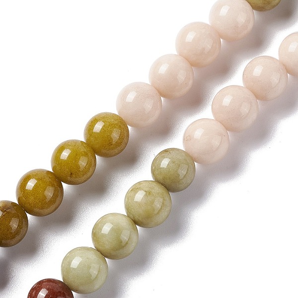 PandaHall Natural White Jade Beads Strands, Dyed, Round, 10mm, Hole: 1.2mm, about 38pcs/strand, 15.16''(38.5cm) White Jade Round
PandaHall Natural White Jade Beads Strands, Dyed, Round, 10mm, Hole: 1.2mm, about 38pcs/strand, 15.16''(38.5cm) White Jade Round