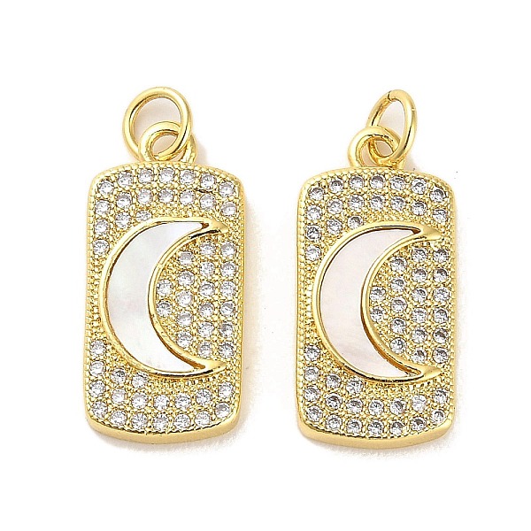 PandaHall Brass Micro Pave Cubic Clear Zirconia Pendants, with Shell, Jump Ring, Rectangle, Real 18K Gold Plated, 20.5x10x3mm, Hole: 3.5mm...
PandaHall Brass Micro Pave Cubic Clear Zirconia Pendants, with Shell, Jump Ring, Rectangle, Real 18K Gold Plated, 20.5x10x3mm, Hole: 3.5mm...