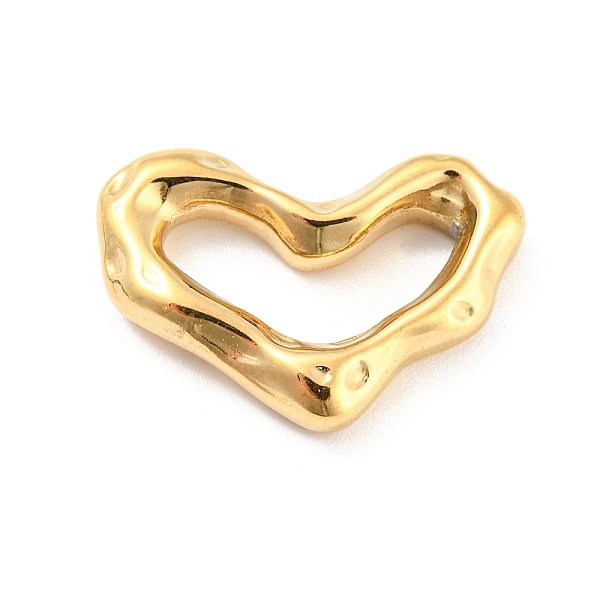 PandaHall 304 Stainless Steel Linking Rings, Irregular Heart, Hammered, Real 18K Gold Plated, 14x20x4mm, Inner Diameter: 6.5x14mm 304...
PandaHall 304 Stainless Steel Linking Rings, Irregular Heart, Hammered, Real 18K Gold Plated, 14x20x4mm, Inner Diameter: 6.5x14mm 304...