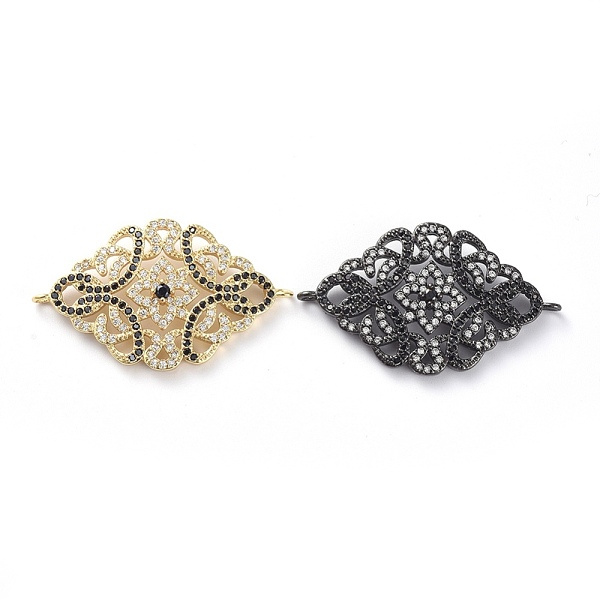 PandaHall Brass Micro Pave Cubic Zirconia Links connectors, Flower, Clear, Mixed Color, 34.5x20x3mm, Hole: 1.5mm Brass+Cubic Zirconia Flower...
PandaHall Brass Micro Pave Cubic Zirconia Links connectors, Flower, Clear, Mixed Color, 34.5x20x3mm, Hole: 1.5mm Brass+Cubic Zirconia Flower...