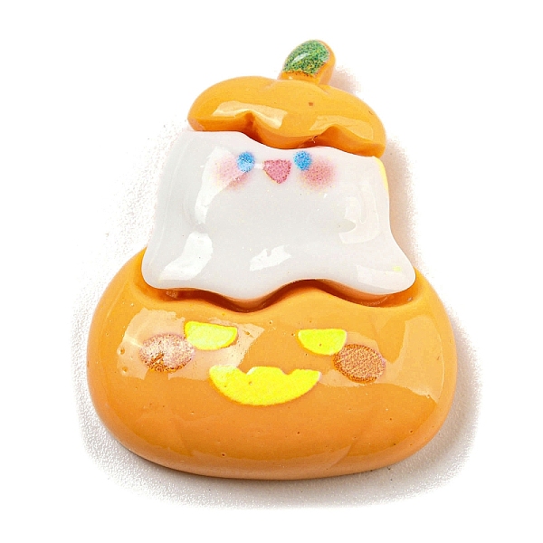 PandaHall Halloween Theme Opaque Resin Decoden Cabochons, Pumpkin with Ghost, 27.5x22.5x6.5mm Resin Pumpkin
PandaHall Halloween Theme Opaque Resin Decoden Cabochons, Pumpkin with Ghost, 27.5x22.5x6.5mm Resin Pumpkin