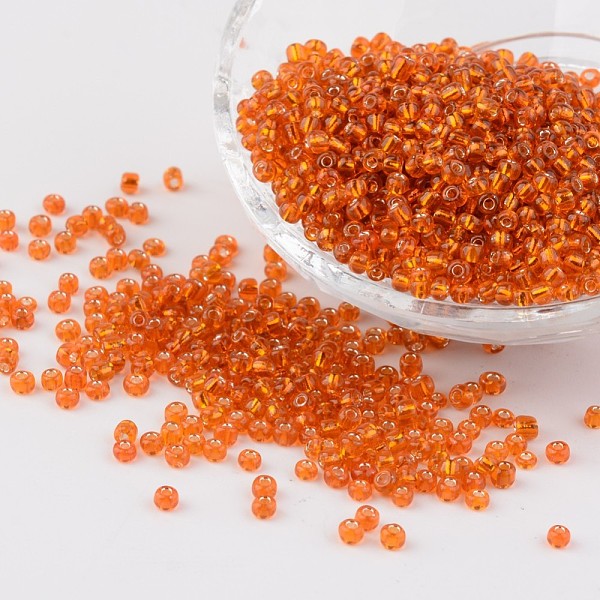 PandaHall 8/0 Glass Seed Beads, Silver Lined Round Hole, Round, Dark Orange, 3mm, Hole: 1mm, about 1097pcs/50g Glass Orange
PandaHall 8/0 Glass Seed Beads, Silver Lined Round Hole, Round, Dark Orange, 3mm, Hole: 1mm, about 1097pcs/50g Glass Orange