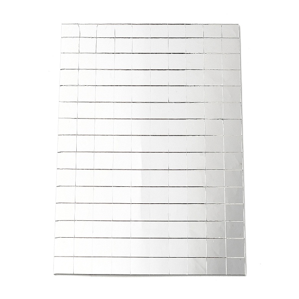 PandaHall (Defective Closeout Sale: Broken Corner) Self Adhesive Glass Cabochons, 10x10mm Square Mosaic Tiles, for Home Decoration or DIY..., Silver
PandaHall (Defective Closeout Sale: Broken Corner) Self Adhesive Glass Cabochons, 10x10mm Square Mosaic Tiles, for Home Decoration or DIY..., Silver