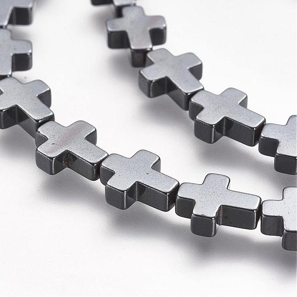 PandaHall Non-magnetic Synthetic Hematite Beads Strands, Vacuum Plating, Grade A, Cross, Hematite Plated, 10x8x3mm, Hole: 1mm, about...
PandaHall Non-magnetic Synthetic Hematite Beads Strands, Vacuum Plating, Grade A, Cross, Hematite Plated, 10x8x3mm, Hole: 1mm, about...