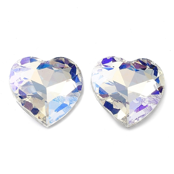 PandaHall Glass Rhinestone Cabochons, Pointed Back & Back Plated, Faceted, Heart, Crystal, 27x27x9mm Glass Rhinestone Heart White
PandaHall Glass Rhinestone Cabochons, Pointed Back & Back Plated, Faceted, Heart, Crystal, 27x27x9mm Glass Rhinestone Heart White