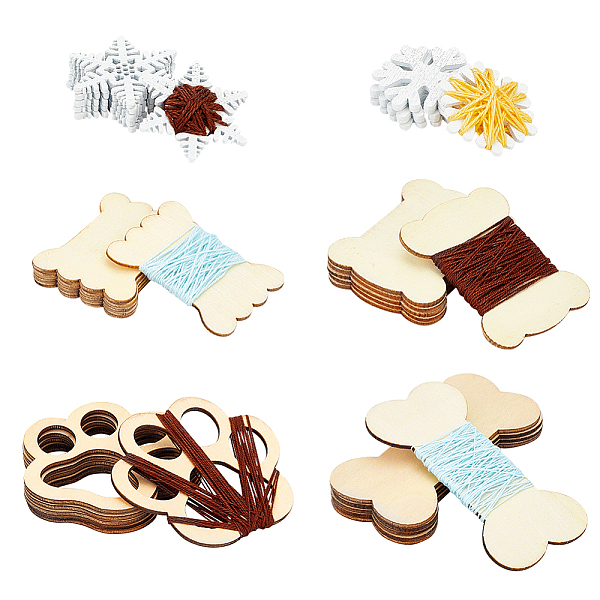 PandaHall FINGERINSPIRE 36 Pcs 6 Styles Wood Embroidery Floss Bobbins Snowflake Dog Paw Bone Floss Organizer Cards Wirding Thread Wooden..., Multicolor
PandaHall FINGERINSPIRE 36 Pcs 6 Styles Wood Embroidery Floss Bobbins Snowflake Dog Paw Bone Floss Organizer Cards Wirding Thread Wooden..., Multicolor