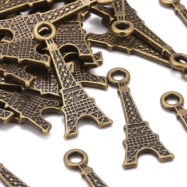 PandaHall Tibetan Style Alloy Pendants, Lead Free, Nickel Free and Cadmium Free, Antique Bronze, Eiffel Tower, 12mm wide, 30mm long, hole...
PandaHall Tibetan Style Alloy Pendants, Lead Free, Nickel Free and Cadmium Free, Antique Bronze, Eiffel Tower, 12mm wide, 30mm long, hole...