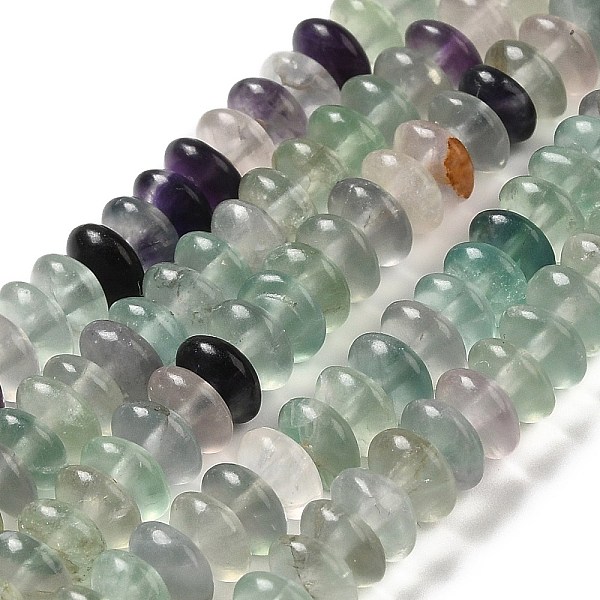 PandaHall Natural Fluorite Beads Strands, Saucer Beads, Rondelle, 6.5x3mm, Hole: 1mm, about 118~119pcs/strand, 15.35''(39cm) Fluorite...
PandaHall Natural Fluorite Beads Strands, Saucer Beads, Rondelle, 6.5x3mm, Hole: 1mm, about 118~119pcs/strand, 15.35''(39cm) Fluorite...